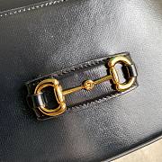 Gucci Horsebit 1955 mini black bag - 2