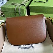 Gucci Horsebit 1955 mini brown bag - 6