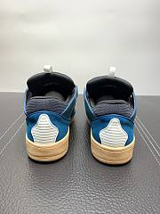 LANVIN Curb zigzag-laces blue sneakers - 2