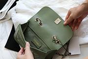 Chanel Fu vintage green flap bag  - 6