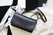 Chanel Fu vintage black flap bag - 2