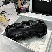 Chanel Lampskin Clutch Black AS2137  - 3