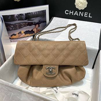 Chanel vintage beige flap bag 
