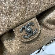 Chanel vintage beige flap bag  - 2