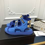 Chanel sandal in blue - 6