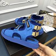 Chanel sandal in blue - 5