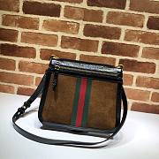 Gucci Ophidia Suede Saddle Bag 523658 - 6