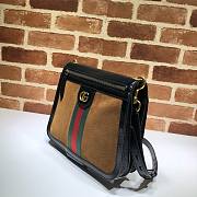 Gucci Ophidia Suede Saddle Bag 523658 - 2