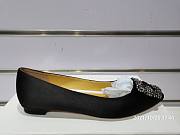 Manolo Blahnik Black Flat Loafers - 2