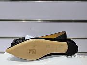 Manolo Blahnik Black Flat Loafers - 3