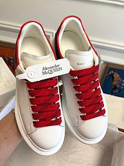 ALEXANDER MQUEEN Platform Trainers in Red - 3