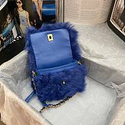 Chanel Shearling Lambskin Blue - 3