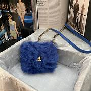 Chanel Shearling Lambskin Blue - 1