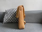 Chanel Calfskin Hobo Bag Beige - 5