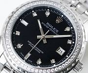 Rolex Watch Black/ White 40mm - 6