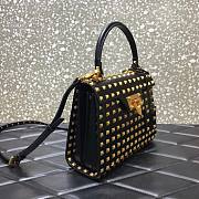 Valentino Garavani Rockstud Alcove black tote bag - 4