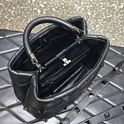 VALENTINO GARAVANI Black Roman Stud Handle Bag - 2