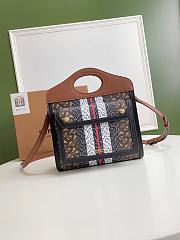 Burberry large B monogram pocket bag  - 1