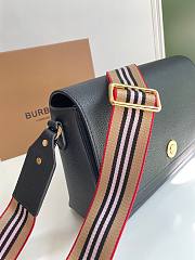 Burberry Note Vintage Check Crossbody All Black Bag - 2