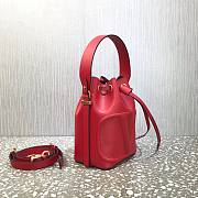 Valentino VLogo Walk Red Bucket Bag - 4