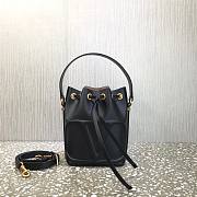 Valentino VLogo Walk Black Bucket Bag - 1