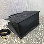 Valentino Leather Vlogo Walk Tote Bag in Black - 4