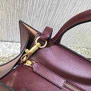Valentino Leather Vlogo Walk Tote Bag in Red - 3