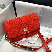 Chanel flap bag red crossbody  - 2