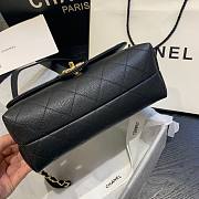 Chanel shoulder flap bag AS1459 in black - 2