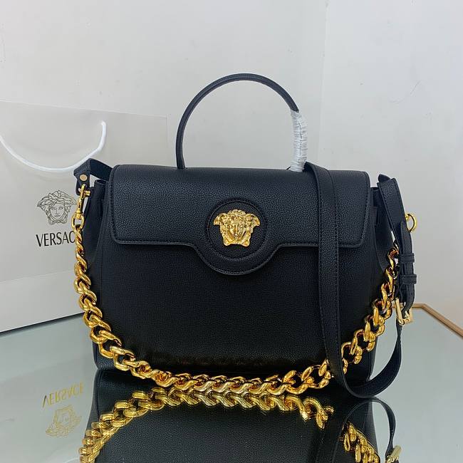 Versace La Medusa Large Handbag in black 35cm - 1