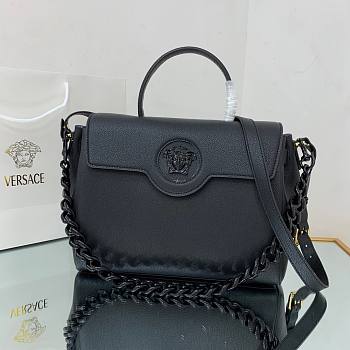 Versace La Medusa Large Handbag all black 35cm