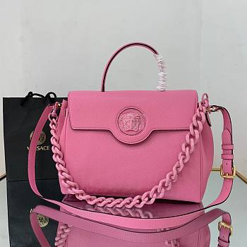 Versace La Medusa Large Handbag in pink 35cm