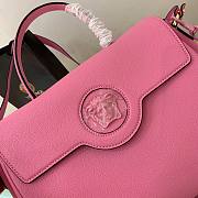 Versace La Medusa Large Handbag in pink 35cm - 5
