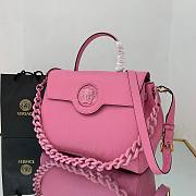 Versace La Medusa Large Handbag in pink 35cm - 3