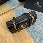 Versace Virtus Quilted Napa Evening Bag - Black - 2