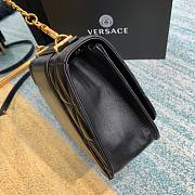 Versace Virtus Quilted Napa Evening Bag - Black - 6