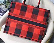 Dior Red Caro Book Tote 35cm - 4