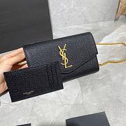 YSL uptown shoulder bag black - 5