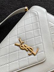 YSL Gaby shoulder bag in white - 4