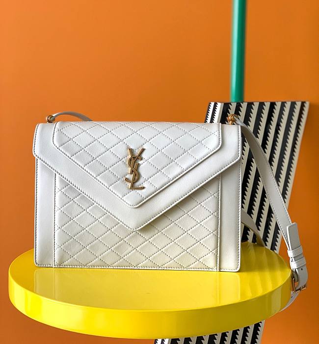 YSL Gaby shoulder bag in white - 1