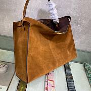 Fendi Peekaboo in brown leather 42cm - 4