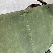 Fendi Peekaboo in green leather 42cm - 2
