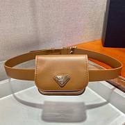 Prada brown leather belt bag - 1