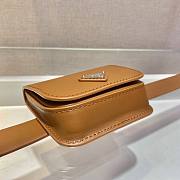 Prada brown leather belt bag - 2