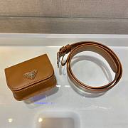 Prada brown leather belt bag - 4