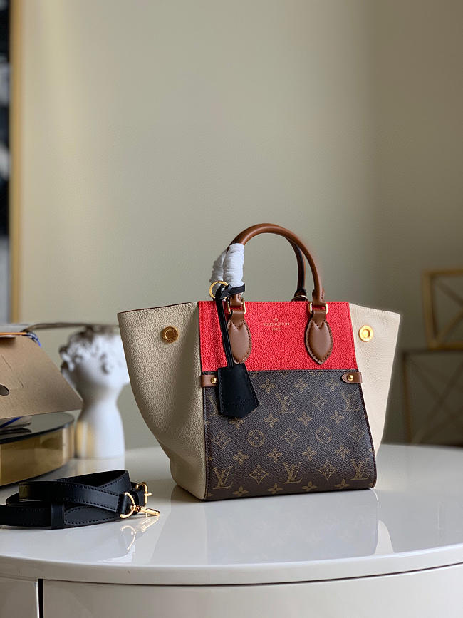 LV Fold Tote PM Red Handbags M45388 - 1