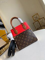 LV Fold Tote PM Red Handbags M45388 - 4