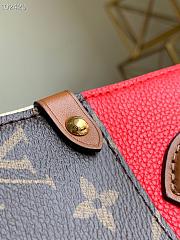 LV Fold Tote PM Red Handbags M45388 - 5