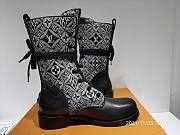 LV black monogram high boots  - 5