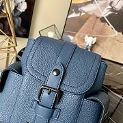 Christopher XS Taurillon Leather Blue m58495 - 4